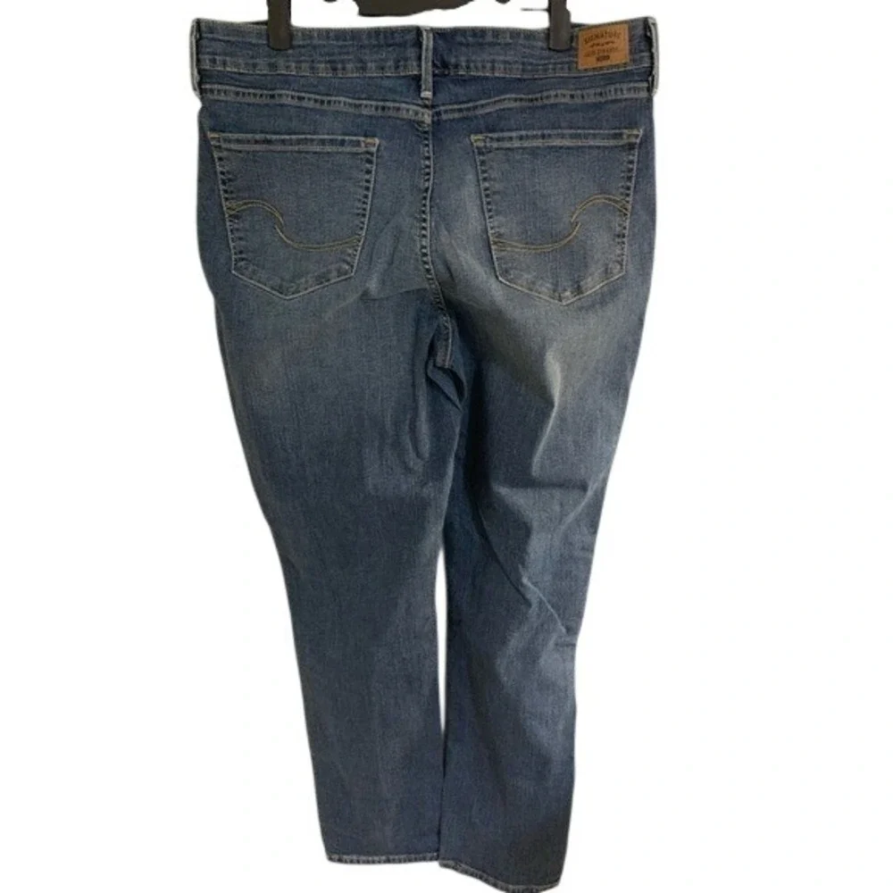 Signature by Levi Strauss Gold Mid Rise Straight Leg Denim Jeans Men 16M W33 L32